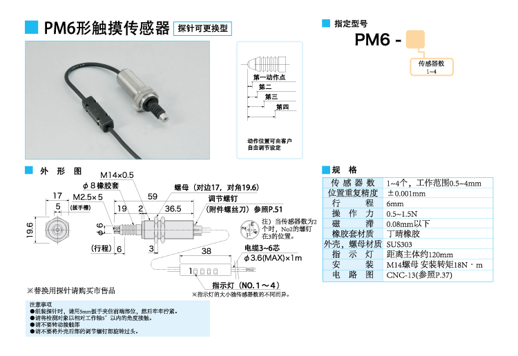 PM6形觸摸傳感器--