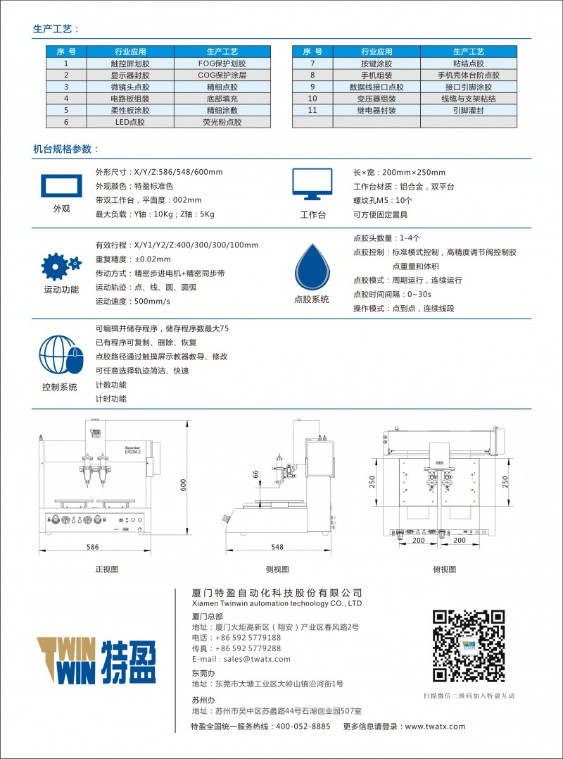 D4331卓越型臺式點膠機-背面